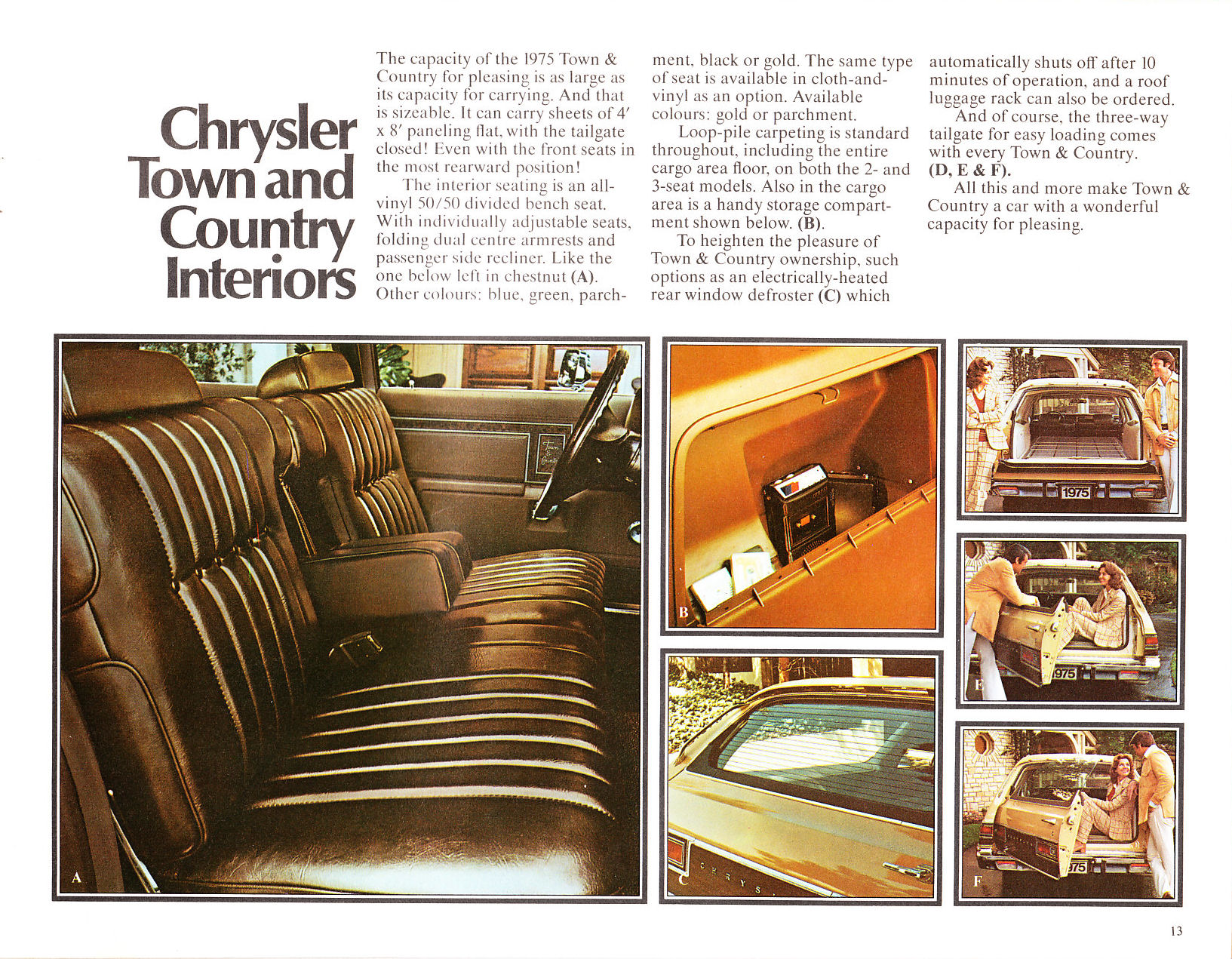 1975 Chrysler Canadian Brochure Page 13